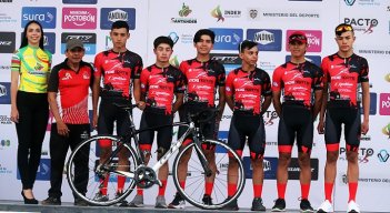 El equipo de Norte de ciclismo que participa en la Vuelta del Porvenir tuvo regular comienzo en la contrarreloj individual. (Foto Cortesía/FCC)
