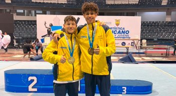 Yan Zabala y Jordan Castro, gimnatas cucuteños 