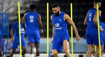 El delantero francés Karim Benzema se lesionó y no jugará el Mundial de Catar.