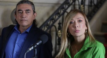 La representante Katherine Miranda era quien promovía el impuesto a las iglesias en la tributaria./Foto archivo Colprensa