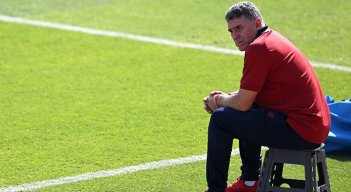Luis Fernando Suárez, entrenador colombiano de la selección de Costa Rica en el Mundial de Catar 2022.