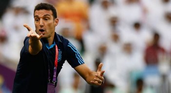 Lionel Scaloni, técnico de Argentina. 