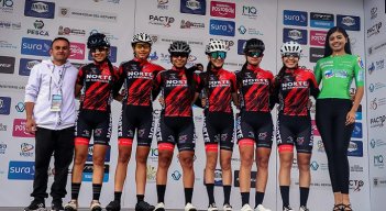 El equipo femenino de Norte de Santander mostró su nueva generación en la Vuelta  Nacional al Futuro 2022.