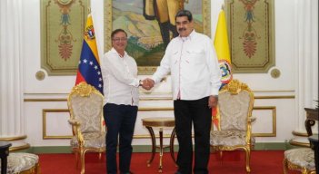 El presidente Gustavo Petro se reunió con su homólogo de Venezuela, Nicolás Maduro./Foto Presidencia