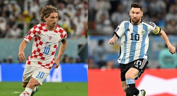 Luka Modric (37 años), Lionel Messi (35 años) dos de las grandes estrellas del Mundial.