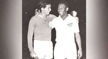 Germán 'Burrito' González y Pelé.