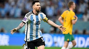 Lionel Messi, Argentina vs. Australia. 