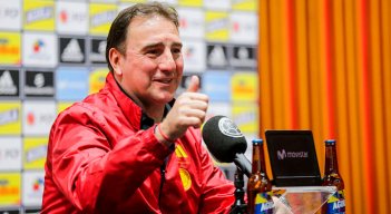Néstor Lorenzo, técnico de la Selección Colombia. 