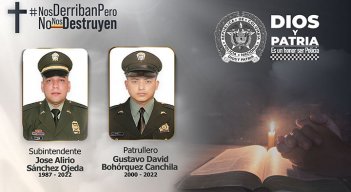 Ofrecen $200 millones por asesinos de dos policías en Bogotá./Foto: cortesía