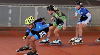 Keily Daniela Delgado es una de las promesas del patinaje femenino.