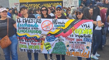 Educadores del Táchira exigen sueldo en dólares. Fotos Anggy Polanco / La Opinión