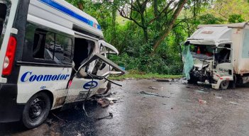 Accidente en el Huila. 