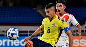 Gustavo Puerta, jugador de la Selección Colombia. 