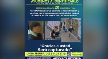 Este es el asesino de Transmilenio que buscan en Bogotá./Foto: Colprensa