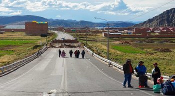 Frontera Perú-Bolivia. / Foto: AFP