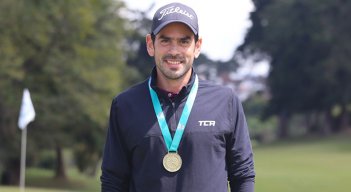 Julián Colmenares Rey, golfista cucuteño. 