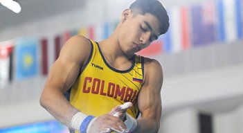 Ángel Barajas, Mundial de Gimnasia artística. 