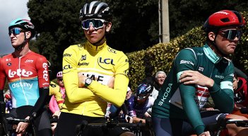 Tadej Pogacar, líder de la París Niza. 