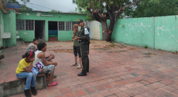 La Policía de Infancia y Adolescencia, la junta de acción comunal y una empresa de aseo han sido los encargados de su recuperación.