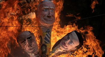 Quema de Judas en Venezuela