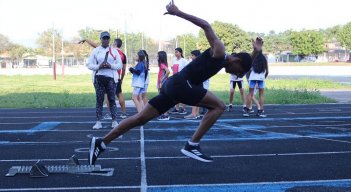 Hugo Thyme, velocista cucuteño la nueva sangre del atletismo rojinegro.