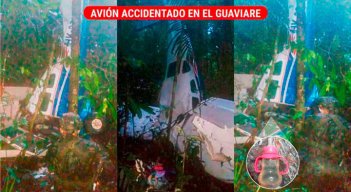 Avión accidentado. 