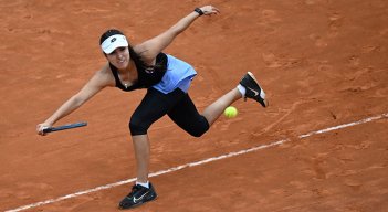 Camila Osorio en el WTA 1000 de Roma. 