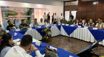 El registrador nacional, Alexander Vega, lideró en Cúcuta la Comisión de Seguimiento Electoral de Norte de Santander./Foto cortesía