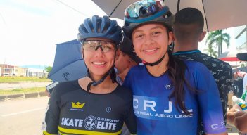 Nagge Carrero y Keily Delgado. 