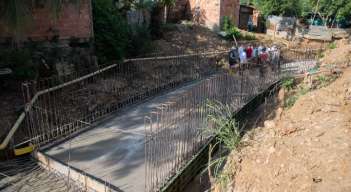 Obras de contención por invierno.