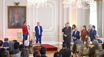 El presidente Gustavo Petro posesionó a los nuevos ministros./Foto Presidencia de la República