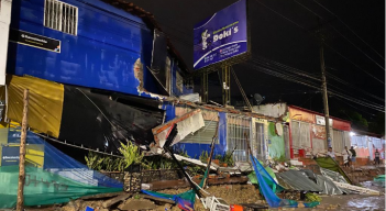 Destrozos en Las Américas