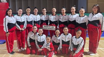 La selección de gimnasia aeróbica de Norte hizo una buena presentación en el Nacional de Zipaquirá.