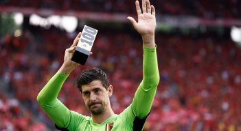 Thibaut Courtois, arquero del Real Madrid y de la selección de Bélgica.