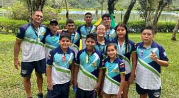  Los nadadores del club Vida en el Agua tuvieron una sobresaliente presentación.