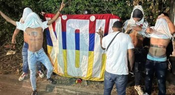 Robo de banderas del América de Cali 