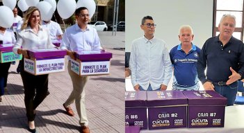 Juan Bocanegra y César Rojas, entregaron firmas para la alcaldía de Cúcuta