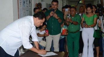 Félix Muñoz se inscribió como candidato a la Alcaldía de Cúcuta./Foto cortesía