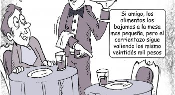 La baja en los alimentos