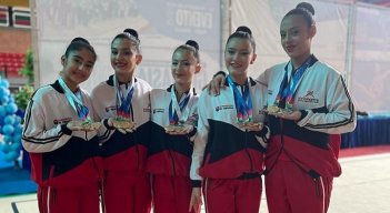 La selección de gimnasia rítmica  AC4 de Norte de Santander tuvo una buena presentación en Paipa.