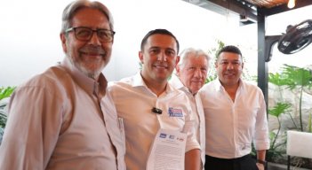 Juan Gabriel Baca sumó el apoyo de Dignidad y Compromiso a su campaña./Foto cortesía