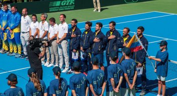 Equipo Colombia Colsanitas. Foto: Nikolay Kattsyn / ITF-FCT 