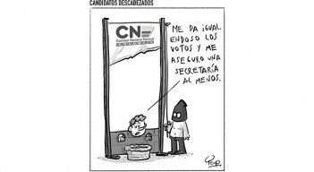 Candidatos descabezados