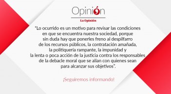 Editorial del domingo 17 de septiembre de 2023.