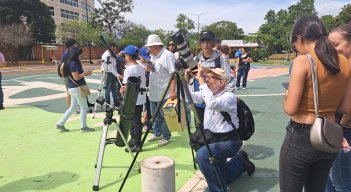 Buscan fomentar el interés por la astronomía en Venezuela. / Fotos: Anggy Polanco / La Opinión