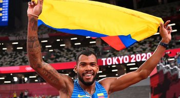 Anthony Zambrano, atleta colombiano. 