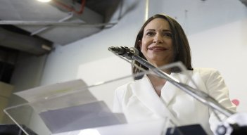 Candidata de la oposición en Venezuela