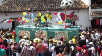 Desfile de carrozas de Chinácota/Foto archivo