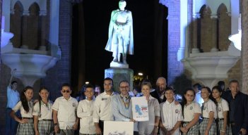 La firma del Pacto se realizó en el centro histórico de Villa del Rosario, ‘el lugar donde todo comenzó’. Foto: Cortesía/ La Opinión 