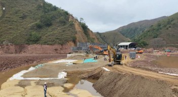 Sitio El Tarrita donde el Invías instaló el segundo puente metálico/Foto cortesía
